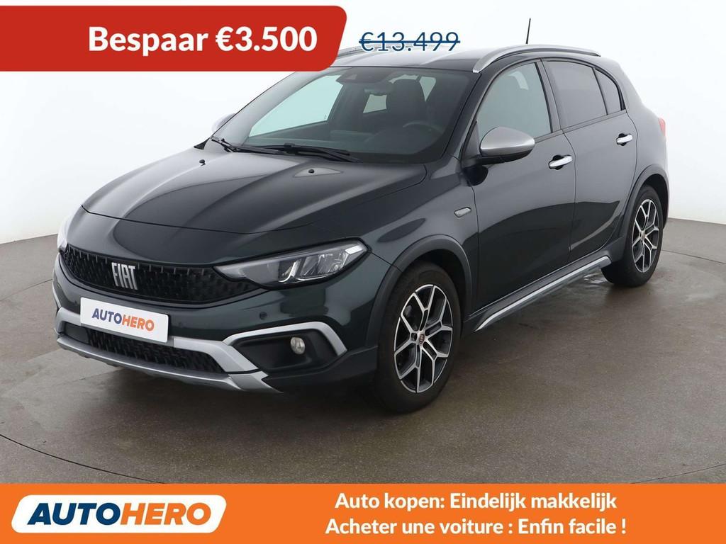 Fiat Tipo 1.6 M-Jet Cross (bj 2021), Auto's, Voorwielaandrijving, Stof, Gebruikt, Euro 6
