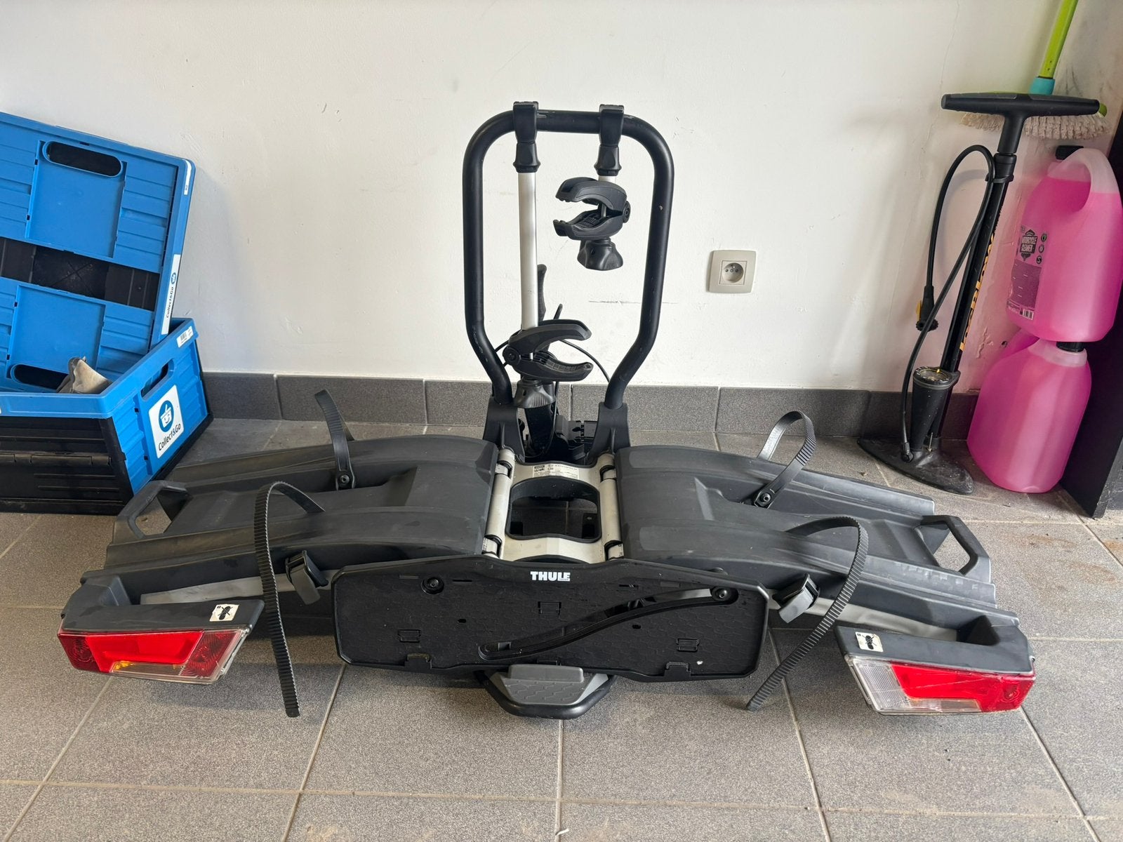 Porte velos THULE pliant, Enlèvement, 2 vélos, Comme neuf