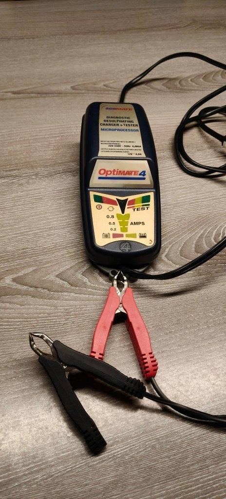 druppellader Optimate 4, Motoren, Accessoires | Overige, Ophalen, Zo goed als nieuw