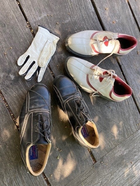 GOLFSCHOENEN WINTER EN ZOMER, Sport en Fitness, Golf, Verzenden, Gebruikt, Schoenen, Overige merken