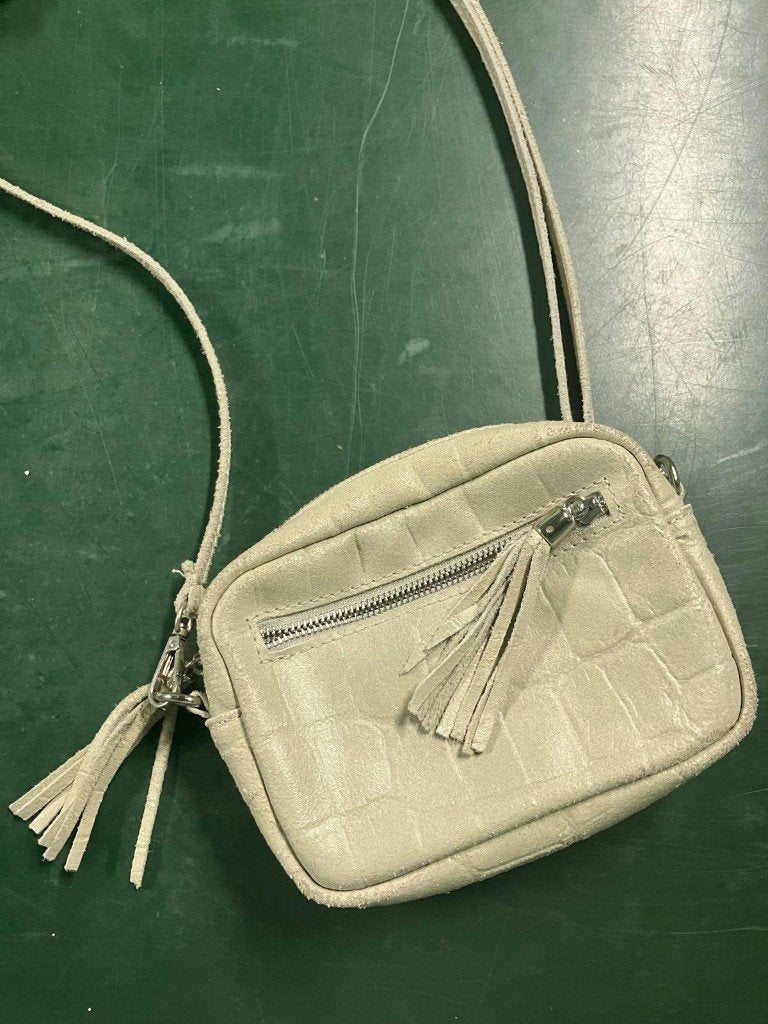 Beige handtas, Ophalen, Gebruikt, Beige