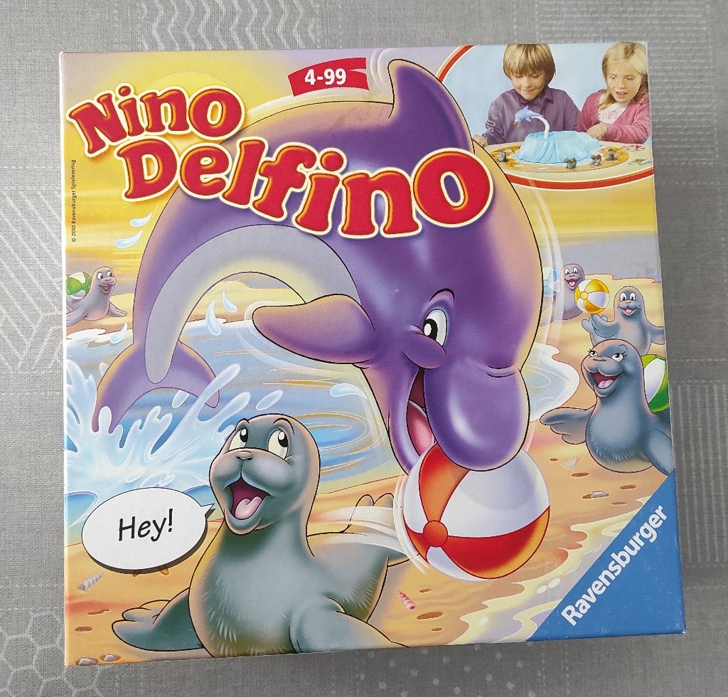 spel: Nino delfino, Hobby & Loisirs créatifs, Jeux de société | Autre, Enlèvement ou Envoi, Comme neuf, Ravensburger