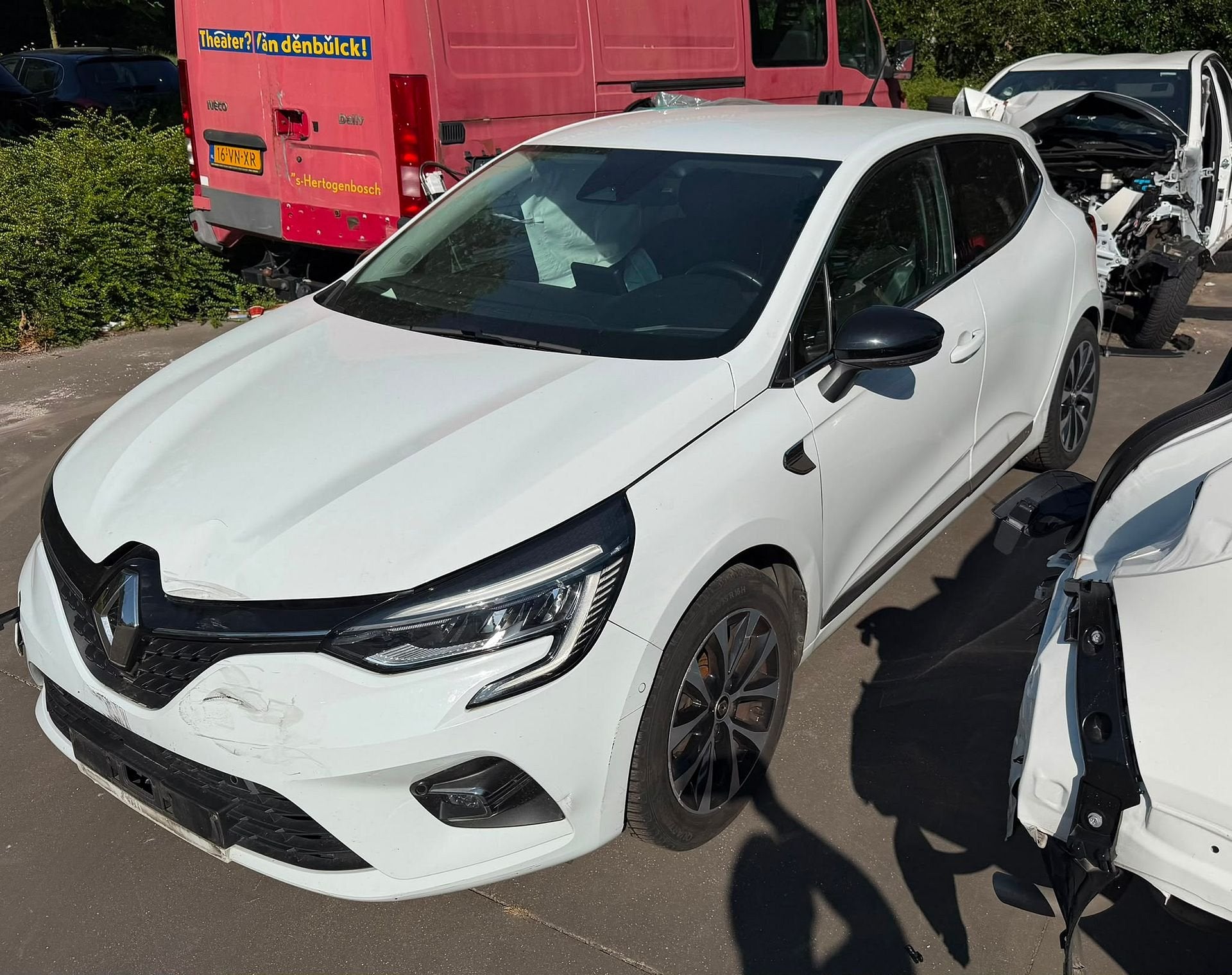 Renault Clio, Autos : Divers, Voitures accidentées, Essence, Blanc