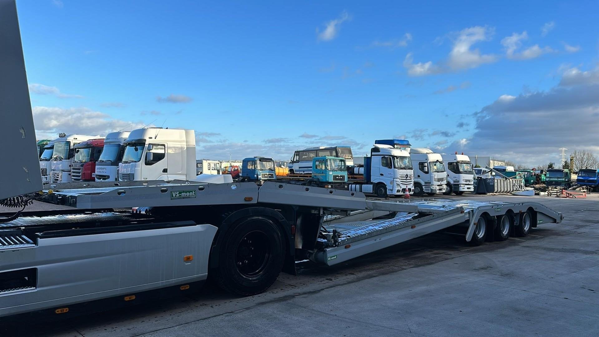 VS-MONT VSAT02 (BELGIAN TRAILER IN PERFECT CONDITION / TRUCK, Autos, Achat, Entreprise, Autres carburants, Autres couleurs