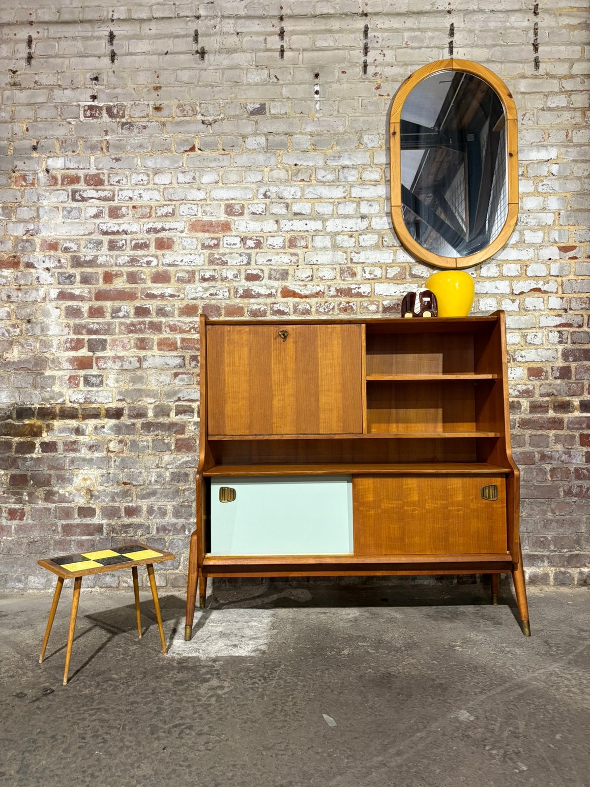 Highboard vintage scandinve Oswald Vermaercke pour V-Form, Enlèvement, Comme neuf, Teck