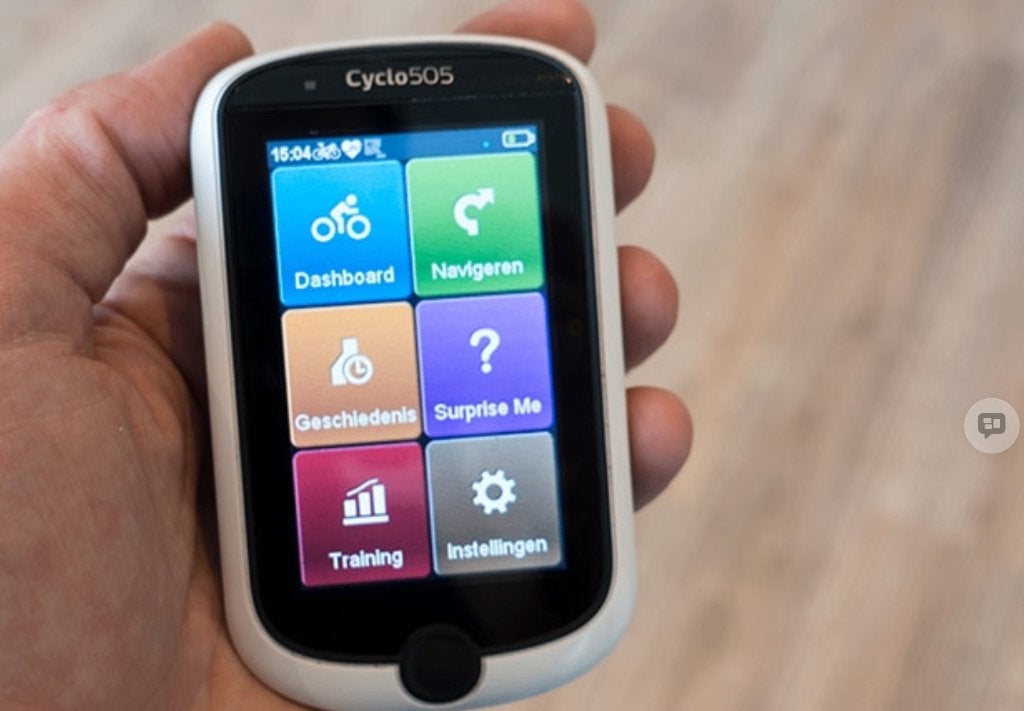 Mio cyclo 505 fiets gps-computer, Ophalen of Verzenden, GPS, Zo goed als nieuw