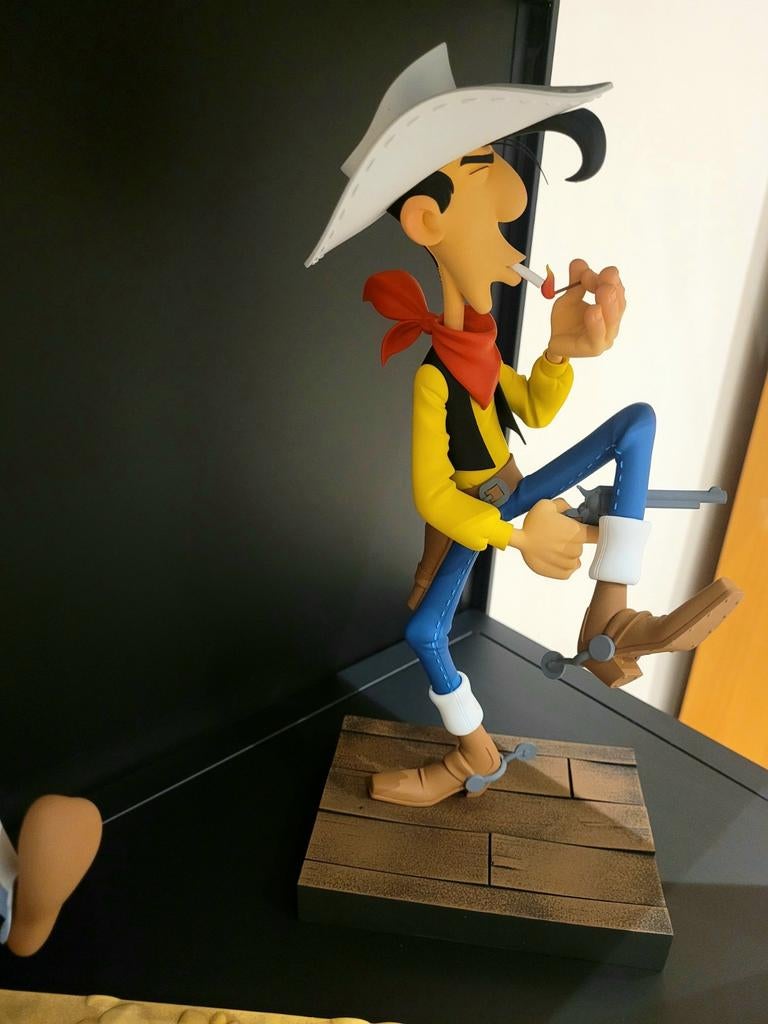 Fariboles - Lucky Luke - stripcollectie met harsfiguren, Verzamelen, Stripfiguren, Ophalen of Verzenden
