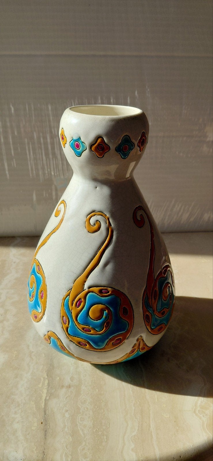 Art Déco : Vase céramique, Antiquités & Art, Enlèvement ou Envoi