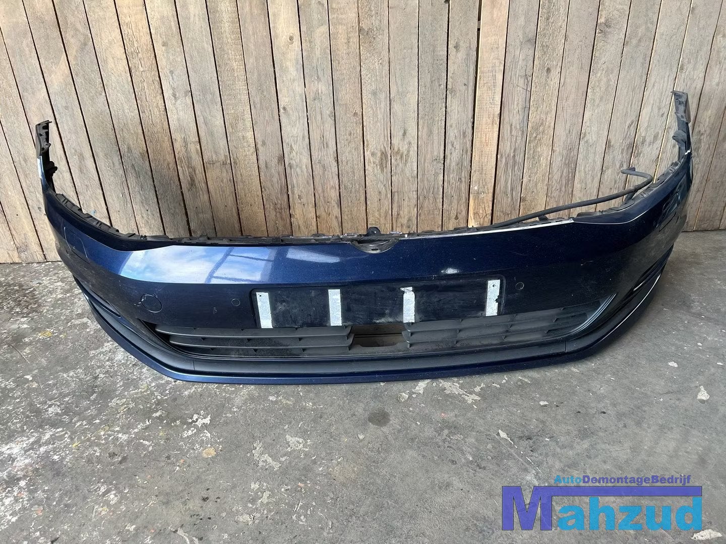 VW GOLF 7 Blauw voorbumper 2013-2019, Gebruikt, Volkswagen AG, Vw@volkswagen.de, Bumper