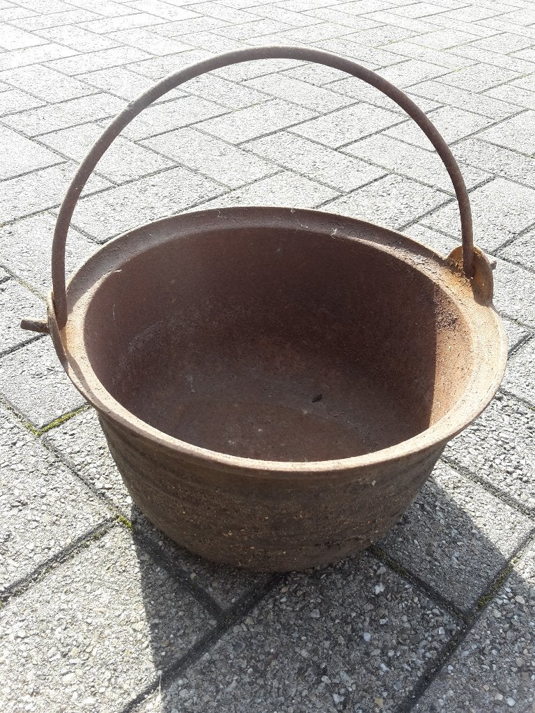 Antieke ketel / bonenpot, 24 cm, meer dan 150 jaar oud, Antiek en Kunst, Ophalen