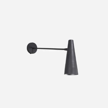 House Doctor Wall lamp Precise, matte black, LED, Zwart, E14 (klein), Nieuw