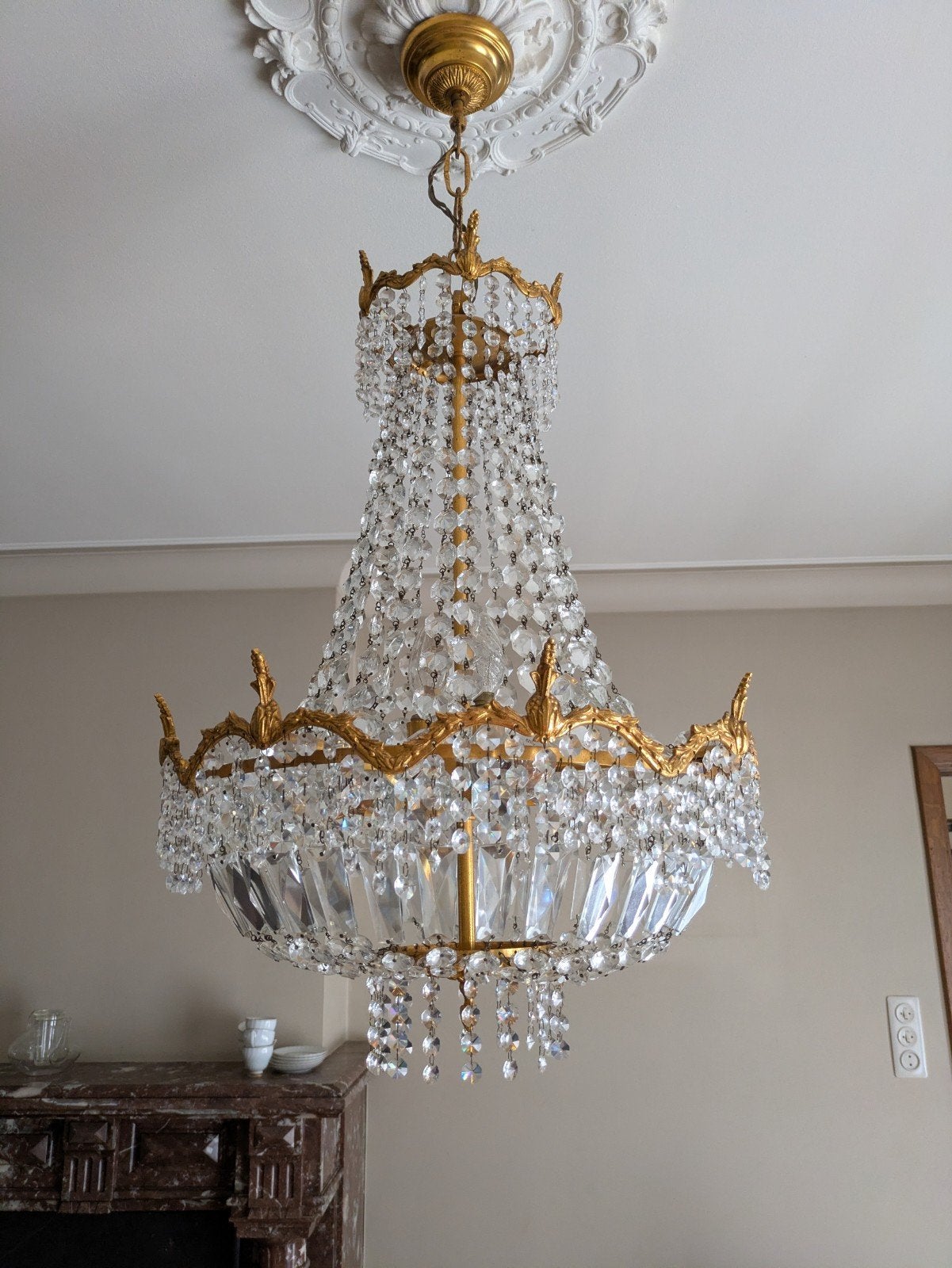 lustre en cristal, Antiquités & Art, Enlèvement