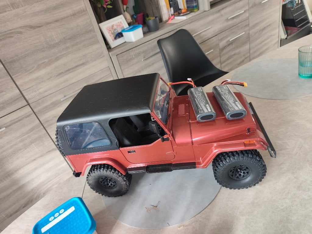 Jeep rc crawler 1/10, Auto offroad, Zo goed als nieuw, Schaal 1:10, RTR (Ready to Run)