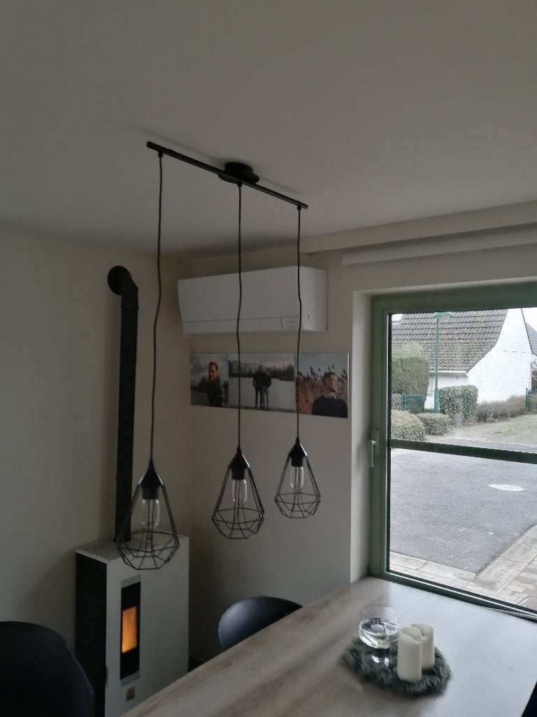 Mooie hanglamp, Ophalen, Industrieel modern, Overige fittingen, Zo goed als nieuw