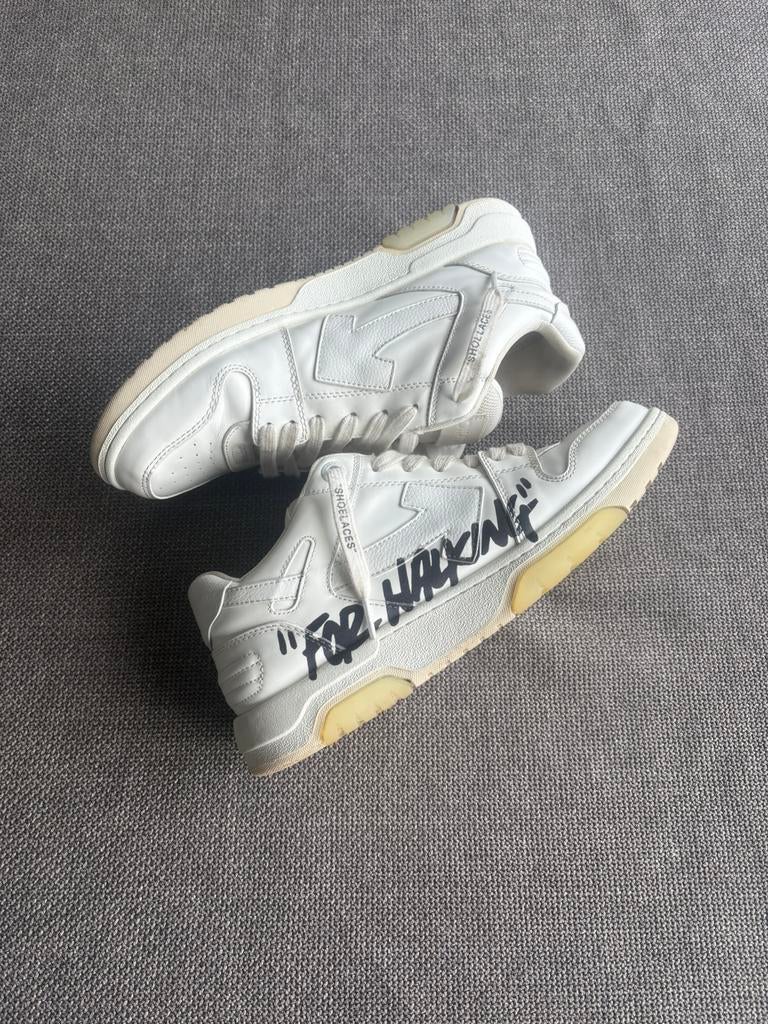 Off-White Out Of Office “For Walking”, Kleding | Heren, Wit, Ophalen of Verzenden, Zo goed als nieuw, Sneakers