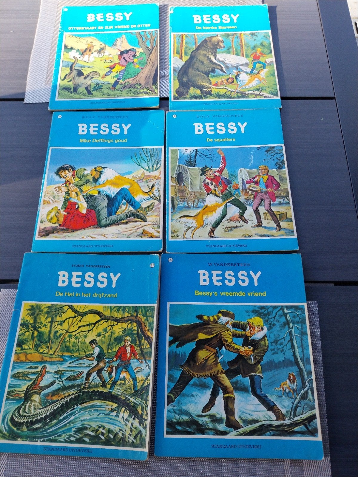 6 strips van Bessy, W Vandersteen, Meerdere stripboeken, Ophalen, Gelezen