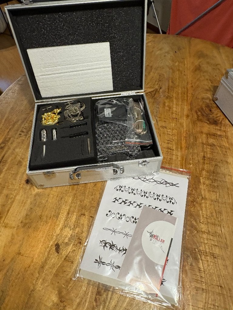 Nieuwe tattoo machine kit – compleet in koffertje, Ophalen, Nieuw