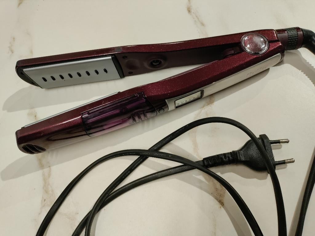 Babyliss stijltang i pro 230 steam Ionic titan. cer., Ophalen, Gebruikt, Krultang of Stijltang