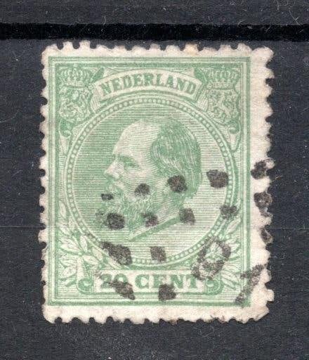 Pays Bas estampillés 24 1872 - Roi Willem III, Envoi, Jusqu'à 1940, Affranchi