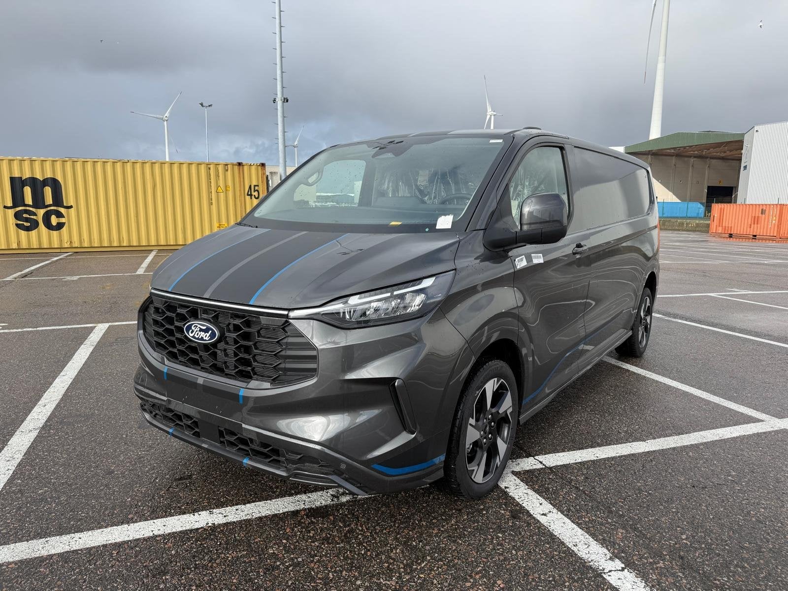 Ford Transit Custom SPORT 320 2.0 TDCI L2H1 NIEUW 5 jaar fab, Autos, Argent ou Gris, Achat, Euro 6, Entreprise