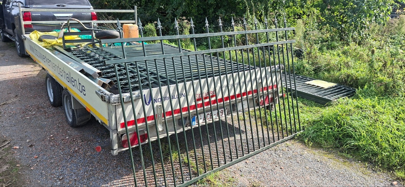 omheining, Tuin en Terras, Ophalen of Verzenden, Met poort
