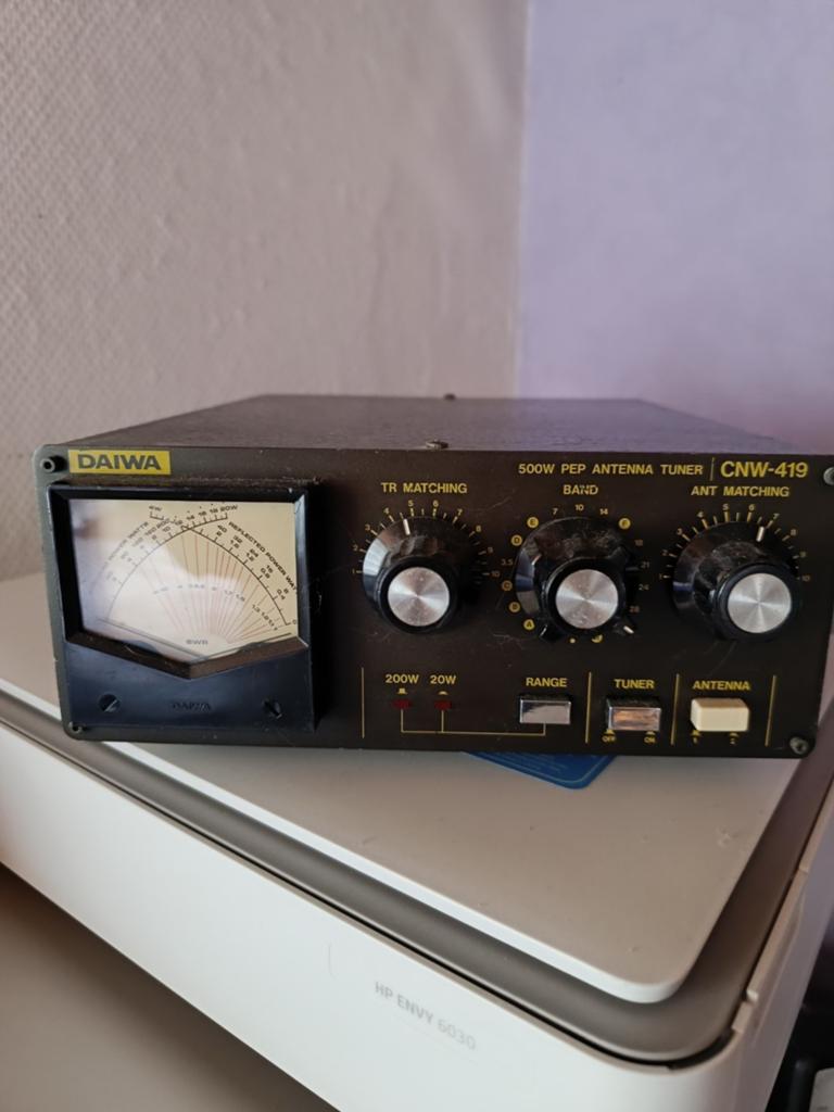Coupleur d'antenne bande amateurs, Ophalen