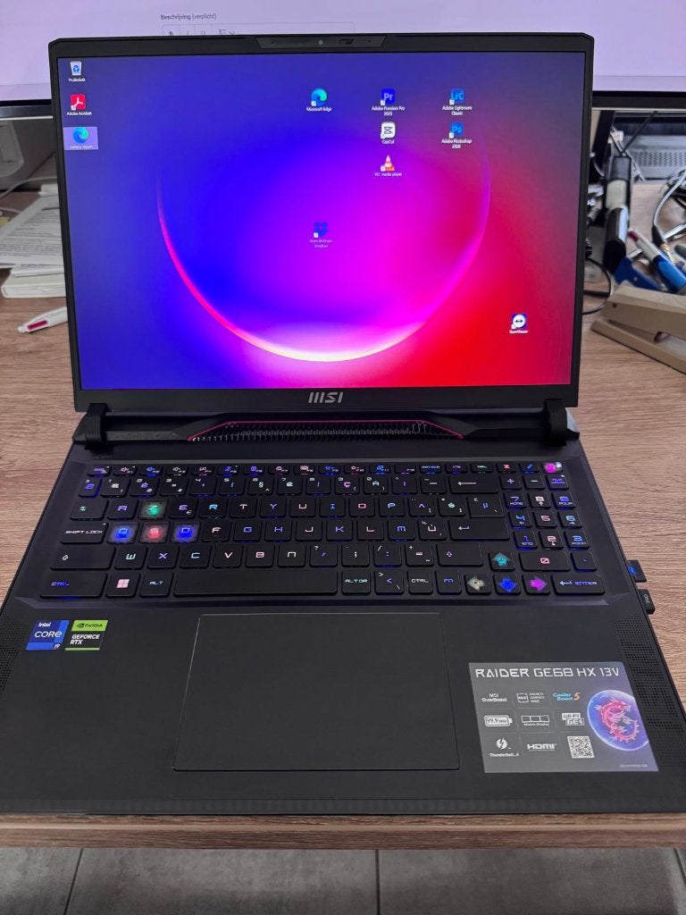 MSI Raider GE68HX – i9-13980HX – RTX 4070 – 2TB SSD – 240Hz, Ophalen, Msi, Met videokaart, 2 tot 3 Ghz