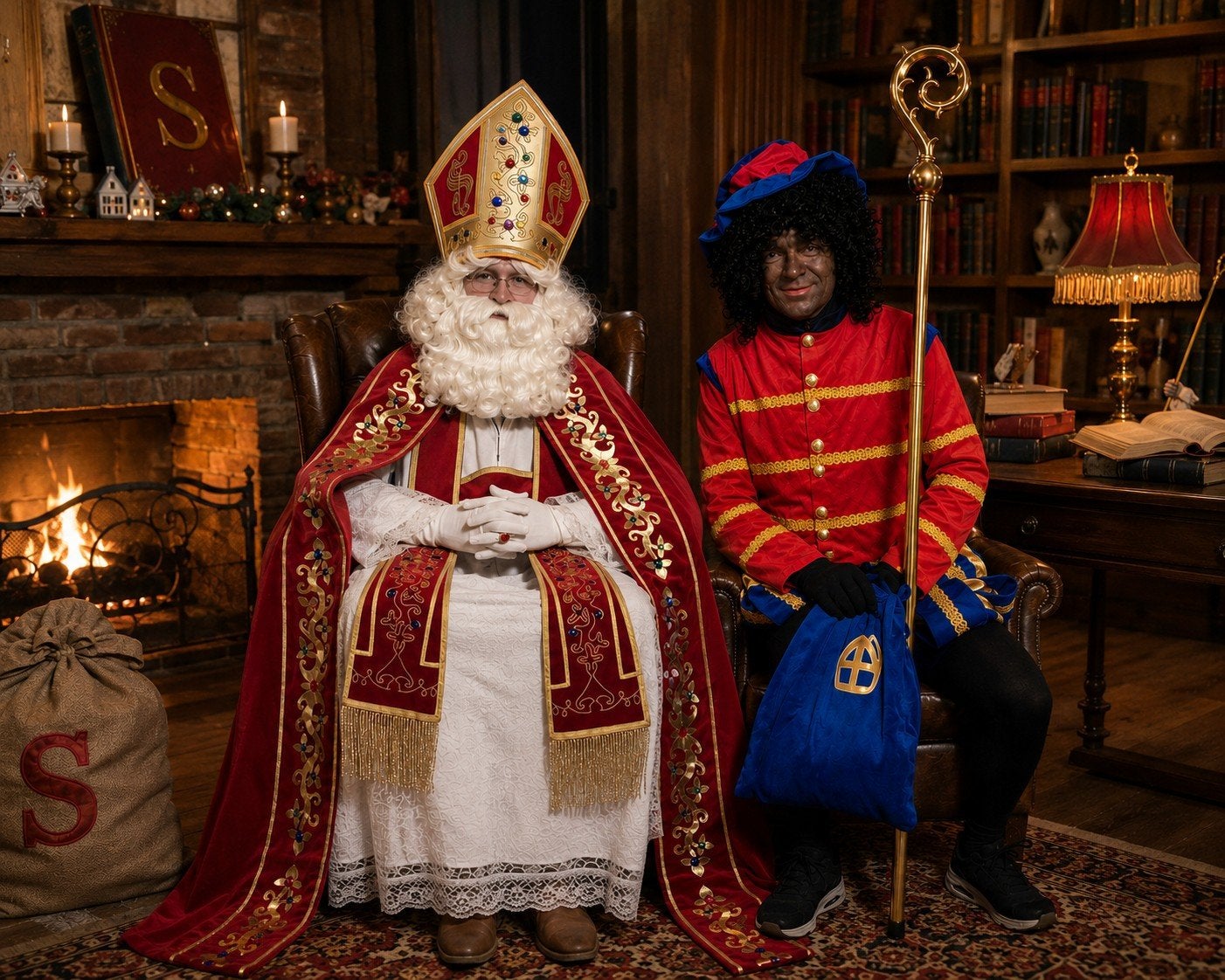Sinterklaas op bezoek, Ophalen