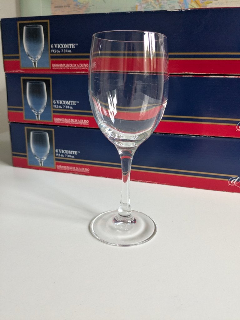 Wijnglazen Cristal d'Arques Vicomte 19,5cl (15 stuks), Ophalen, Zo goed als nieuw, Overige typen