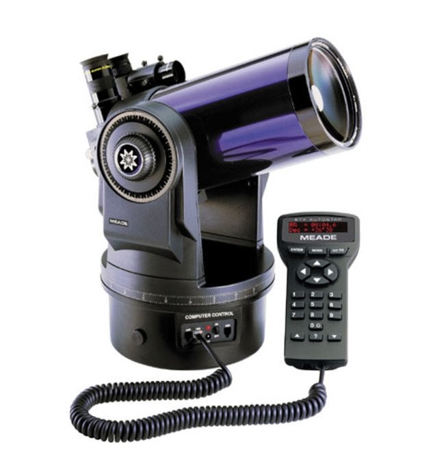 Meade ETX-105AT 4.1" (f/14), 1470mm, Ophalen, Zo goed als nieuw, 80 tot 200 mm, Spiegeltelescoop (reflector)