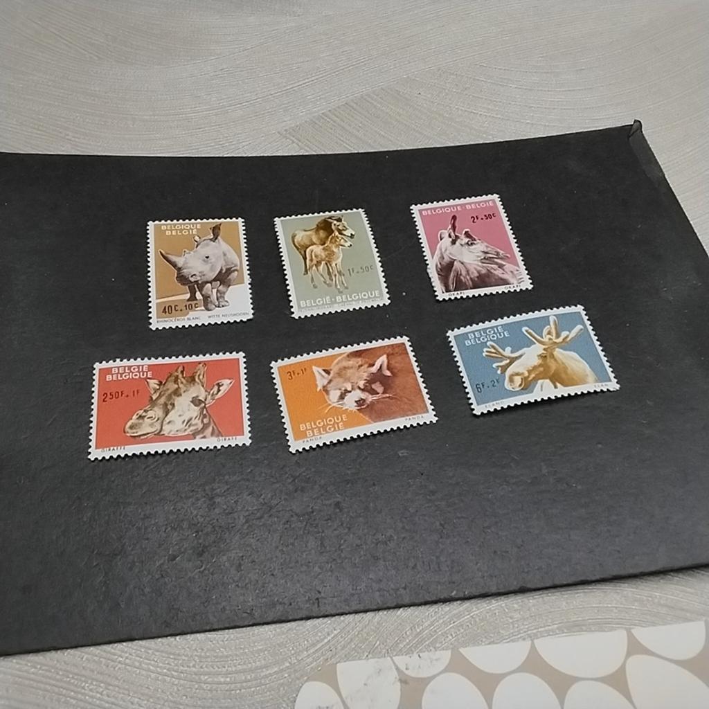 BELGIE 1182/1187 scharnier met cote 7,50 €, Ophalen of Verzenden