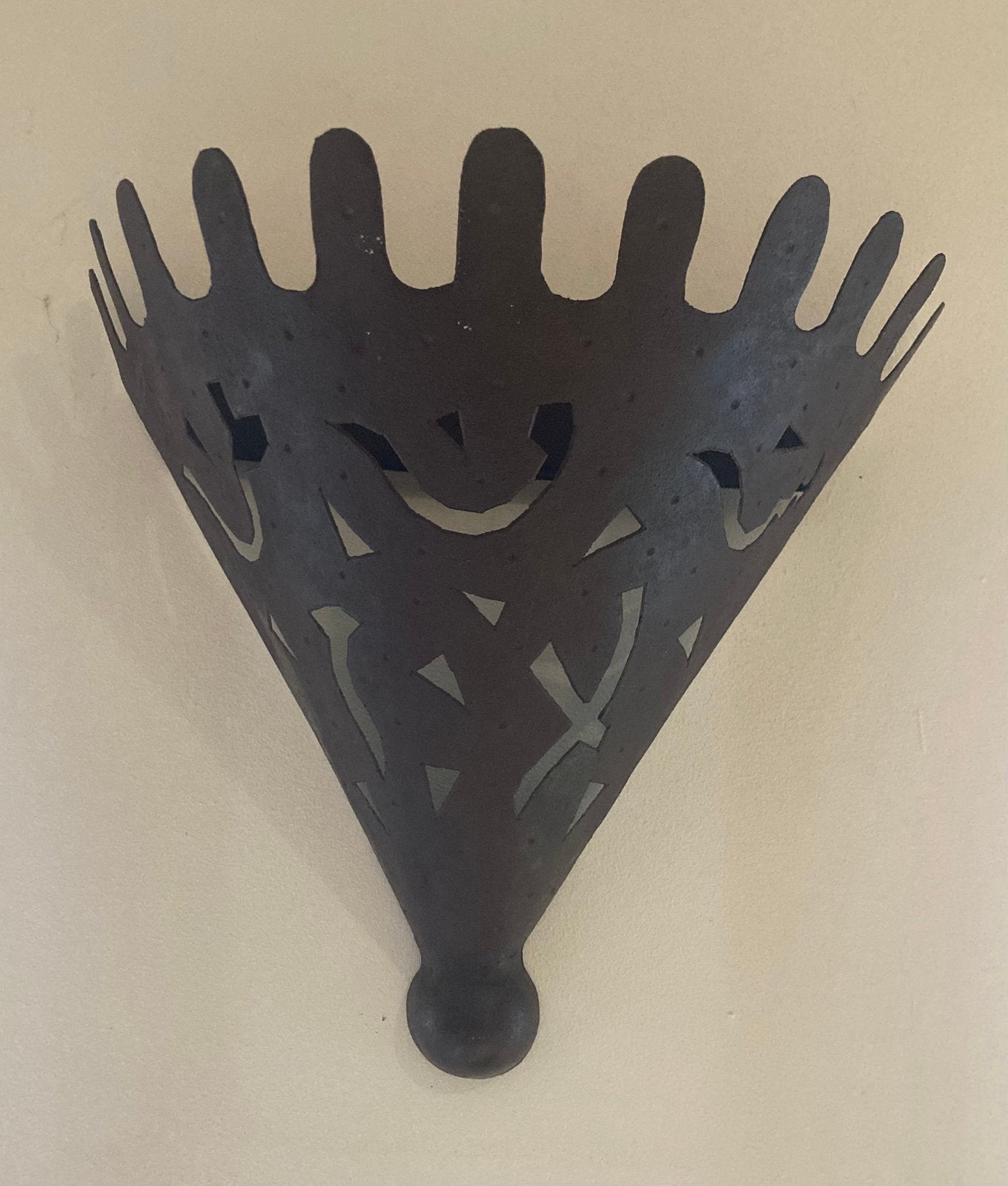 Applique murale orientale en métal, Maison & Meubles, Suspension murale, 30 cm, Métal, Comme neuf