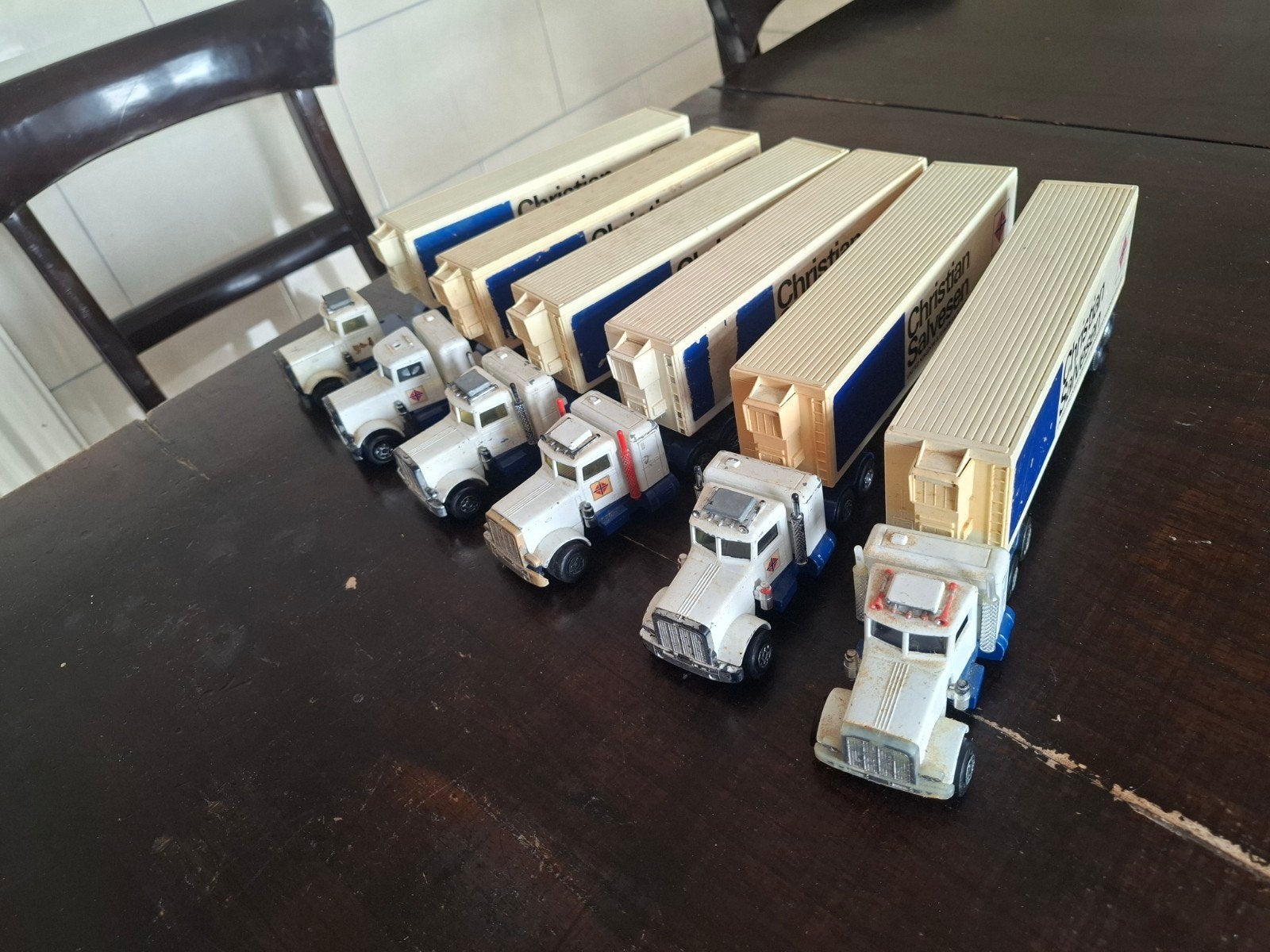 6 camions Matchox Peter construits par Christian Salvesen, Enlèvement ou Envoi, Matchbox