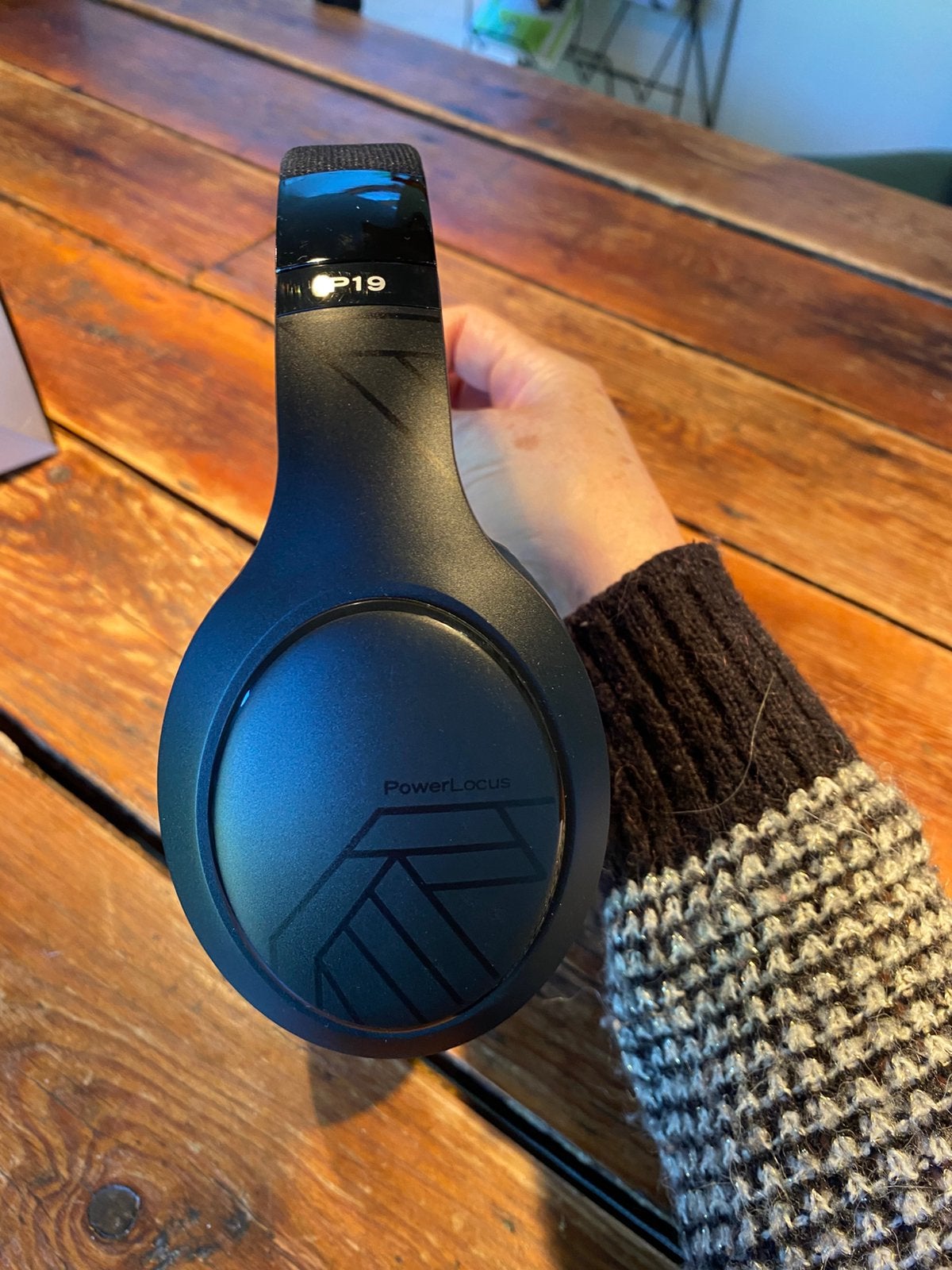 Draadloze PowerLocus P19 over-ear hoofdtelefoon, Audio, Tv en Foto, Ophalen, Zo goed als nieuw, Over-ear, Bluetooth