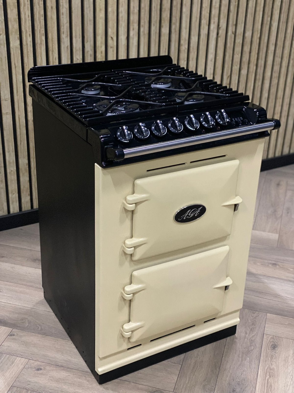 Prachtige AGA Creme 60cm gas, Ophalen of Verzenden, Zo goed als nieuw, Grill, Gas