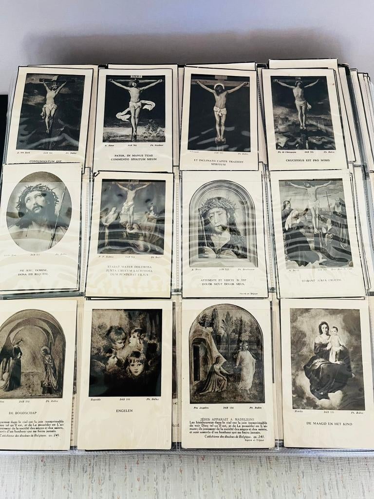 Zeer grote collectie bidprentjes / devotiekaartjes 1000, Ophalen of Verzenden, Rouwkaart