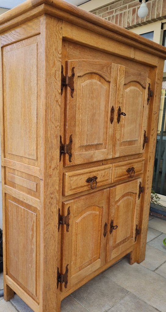 Massieve eiken kast te koop, Ophalen