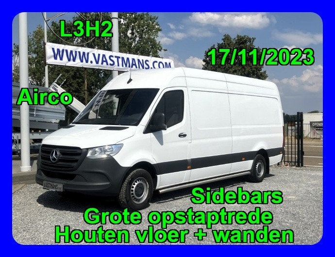 Mercedes-Benz Sprinter 315 / 28.499 € + TVA / L3 H2 / L3H2, Achat, Entreprise, Noir, 244 g/km