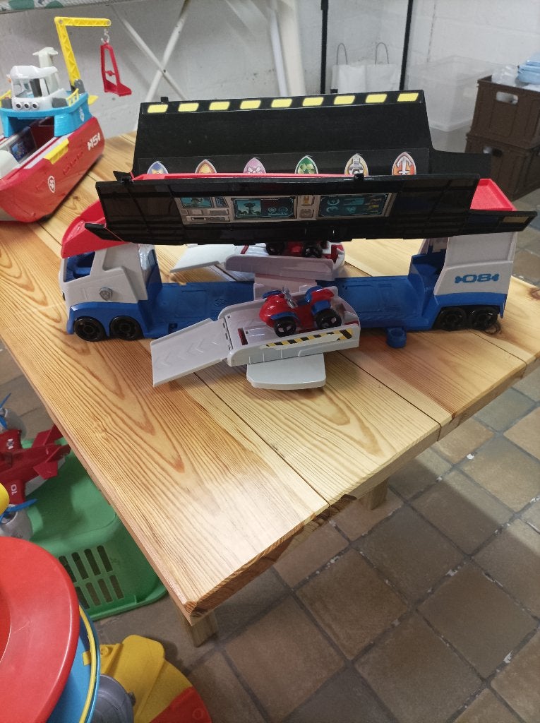 Speelgoedbus Paw Patrol, Kinderen en Baby's, Speelgoed | Knuffels en Pluche, Paw Patrol, Ophalen, Zo goed als nieuw