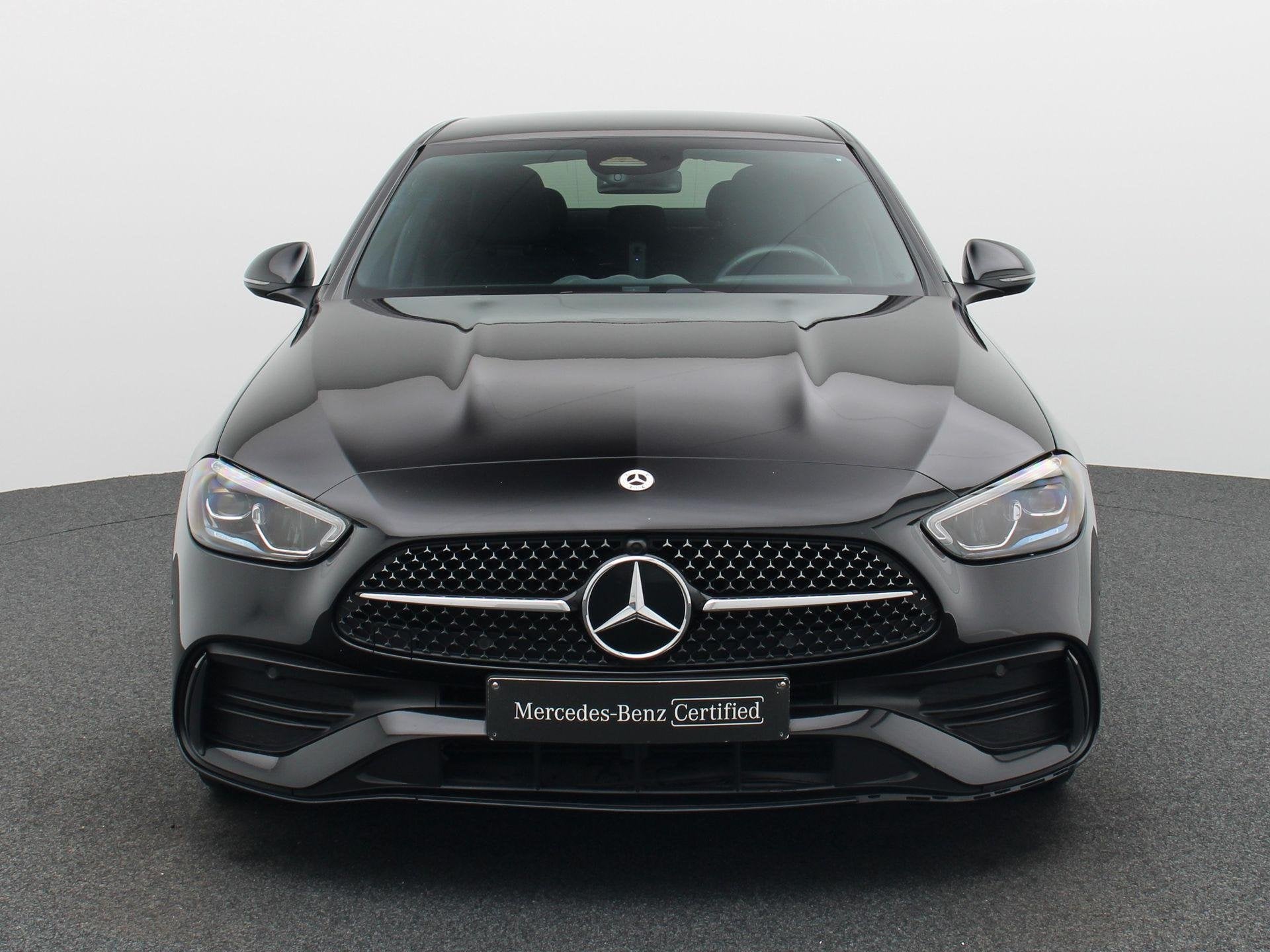 Mercedes-Benz C 300 e Berline + AMG LINE + CARPLAY + CAMERA, Auto's, Automaat, 4 deurs, Zwart, 4 cilinders