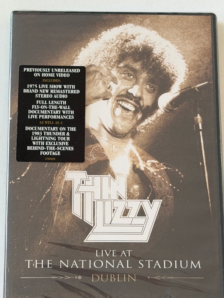 Thin Lizzy – Live At The National Stadium Dublin (DVD) Nieuw, Tous les âges, Enlèvement ou Envoi, Neuf, dans son emballage, Concert