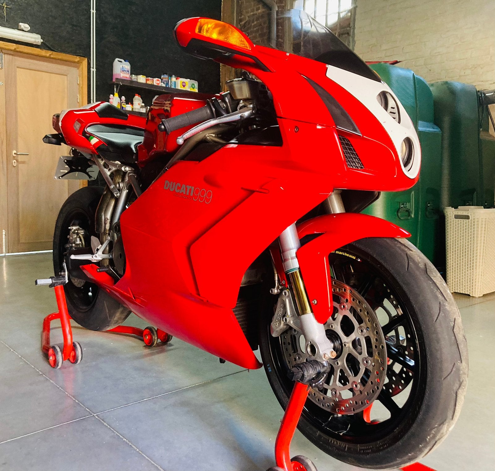 Ducati 999 SBK - 2004 - 27000km, Motoren, Ophalen, Gebruikt