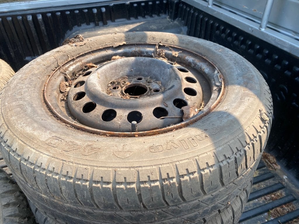 jantes tole BMW E30 4 trous, Autos : Pièces & Accessoires, 14 pouces, Véhicule de tourisme, Pneus été, Enlèvement