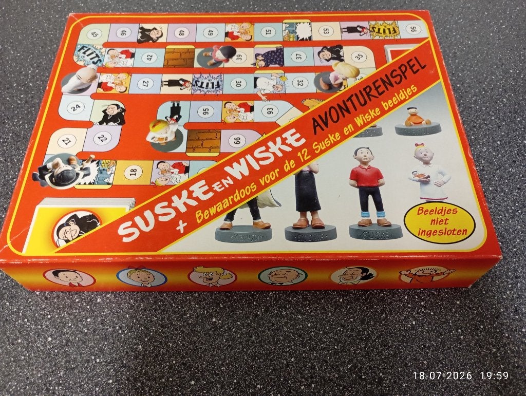Suske en wiske bordspel, Verzamelen, Stripfiguren, Ophalen, Suske en Wiske, Gebruikt, Beeldje of Figuurtje