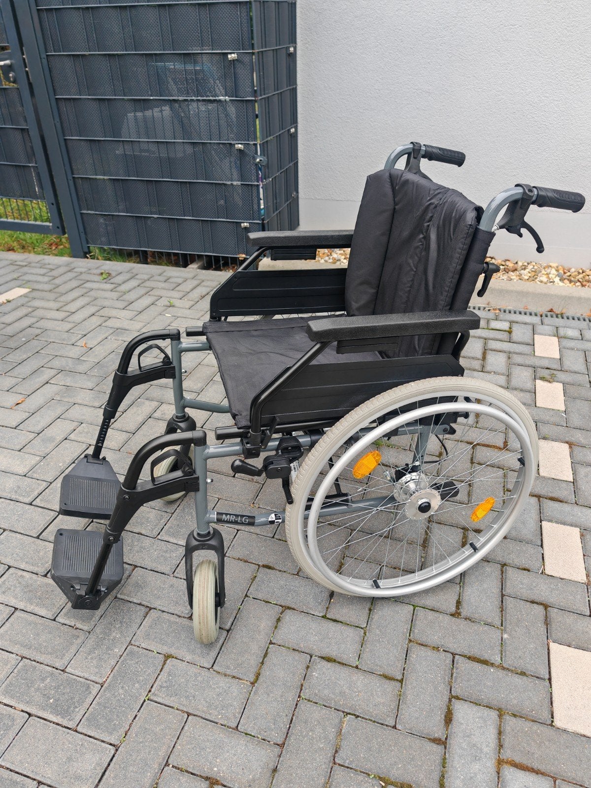 Fauteuil roulant en aluminium qualité allemande, Enlèvement, Utilisé, Fauteuil roulant manuel