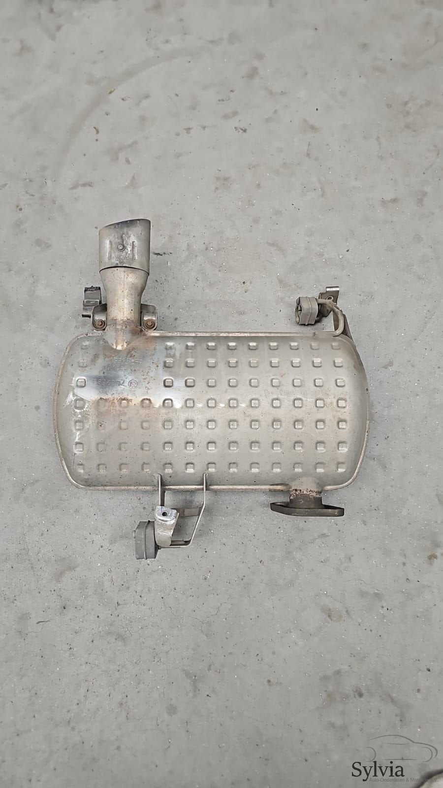 Uitlaat demper N45 N46 BMW 3 serie E90 E91 7539883 181075494, Gebruikt, -, -, Ophalen of Verzenden