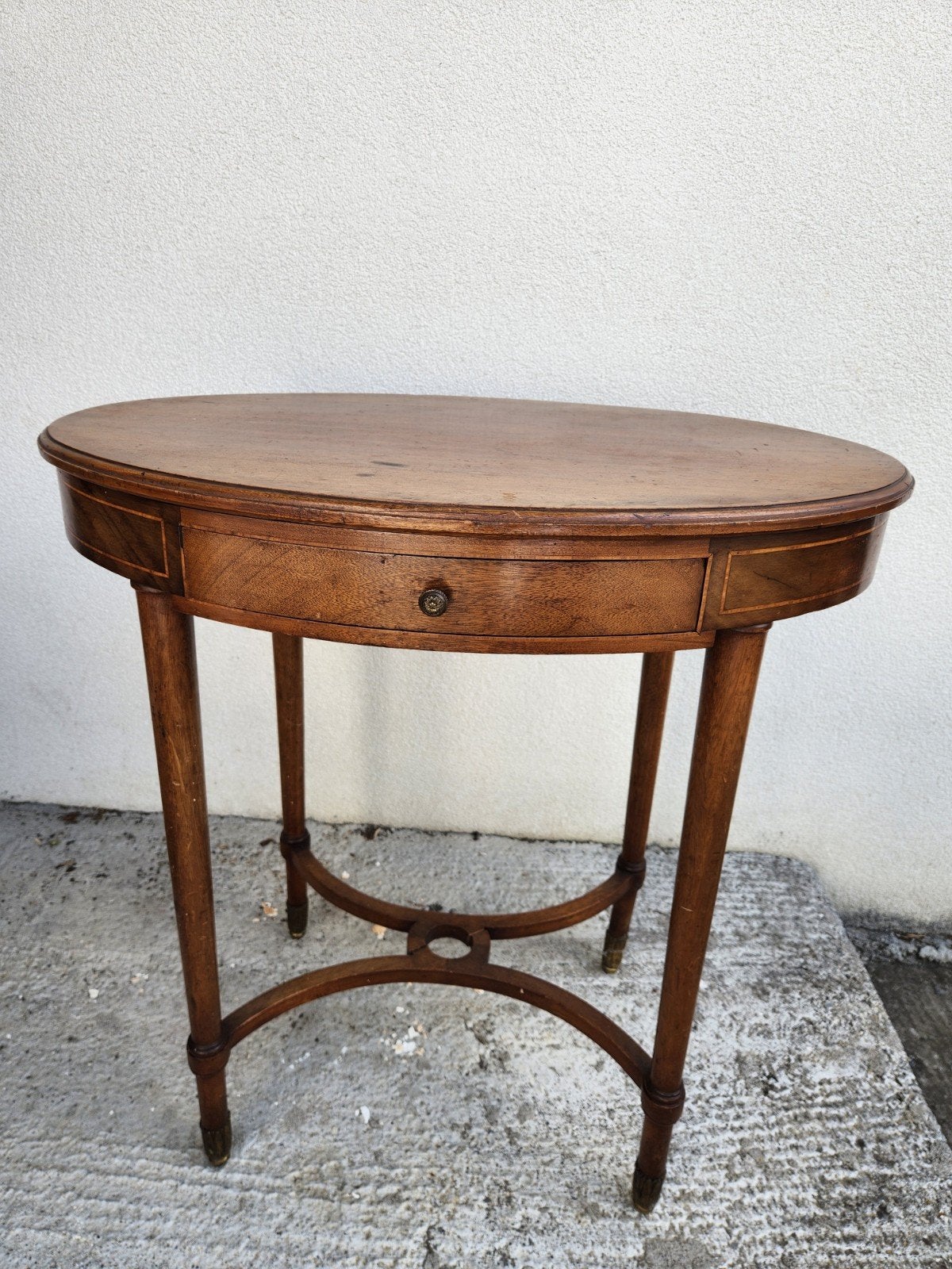 console ancienne style Louis XVI avec tiroir, Enlèvement
