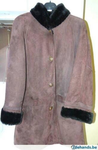 Wintermantel, Kleding | Dames, Jassen | Winter, Bruin, Maat 42/44 (L), Gedragen, Ophalen