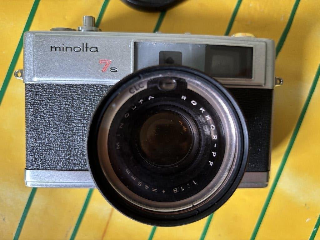 Minolta Hi-Matic 7S + tasje, Ophalen, Gebruikt, Minolta
