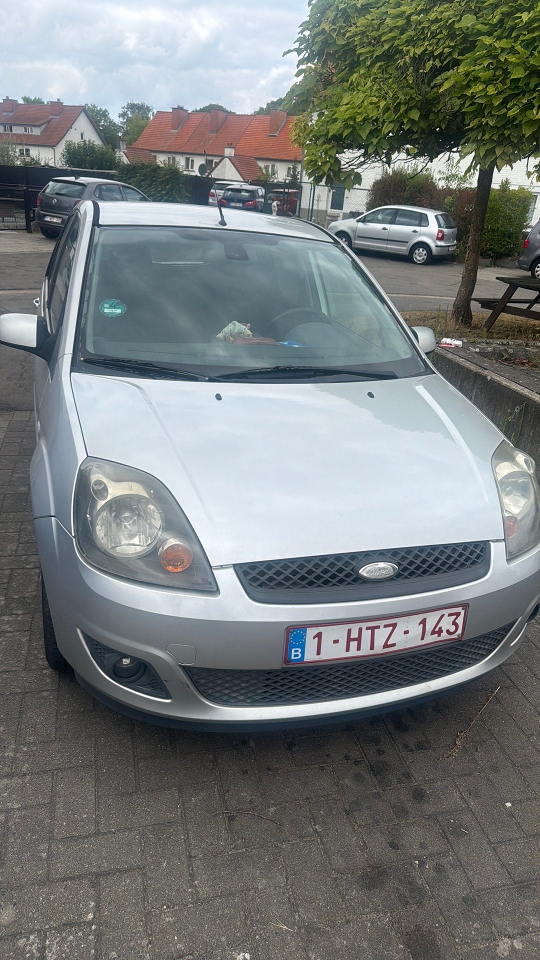 Ford fiesta 2007 1.4 tdi 202000 km 1.ste eigenaar, Autos, Argent ou Gris, Achat, Boîte manuelle, Diesel